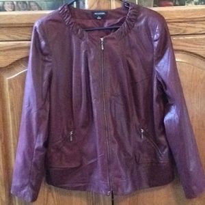 Ladies burgundy blazer